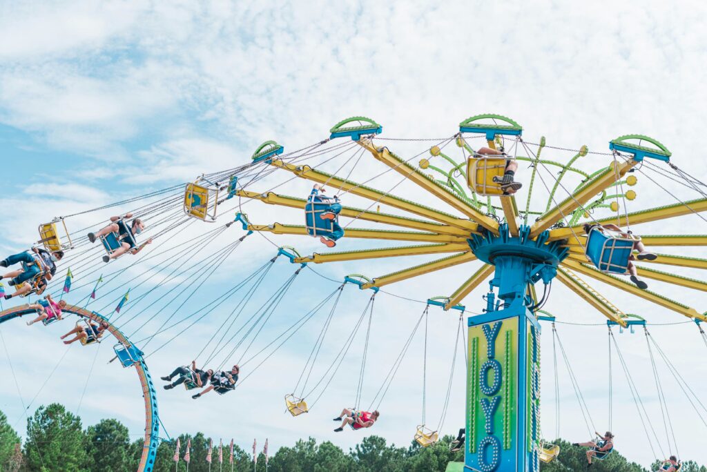 Swings Ride at County Fair